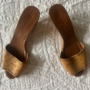 Vintage Prada Wedge Heels